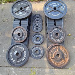 250lb Olympic Weight Plate Set 