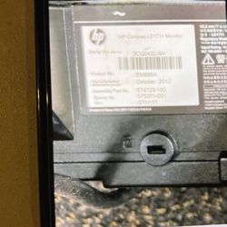 HP Computer Monitor 22”