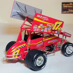 1:18 scale die cast 1999 Saldana/Mox dirt sprint car. $90.00 Cash Buys It.