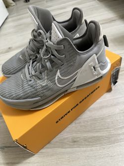 Nike Lebron Witness Grey White Basketball Shoes 