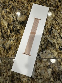**New** Apple Watch 45mm Gold Milanese Loop Band