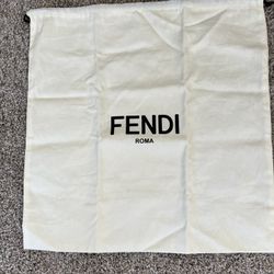 FENDI - Authentic Fendi Roma Dust Bag Cover w Drawstring 
