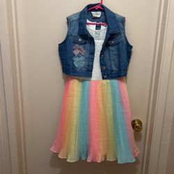 10/12 Rainbow Dress Wit Best 