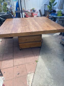 Large Wood Table for 8-12 chairs
