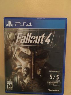 Sony PlayStation ps4 fallout 4