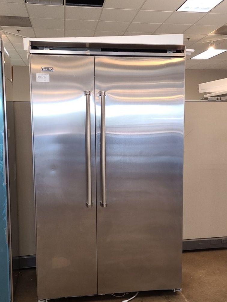 Viking Pac 48in Built In Side By Side Refrigerator