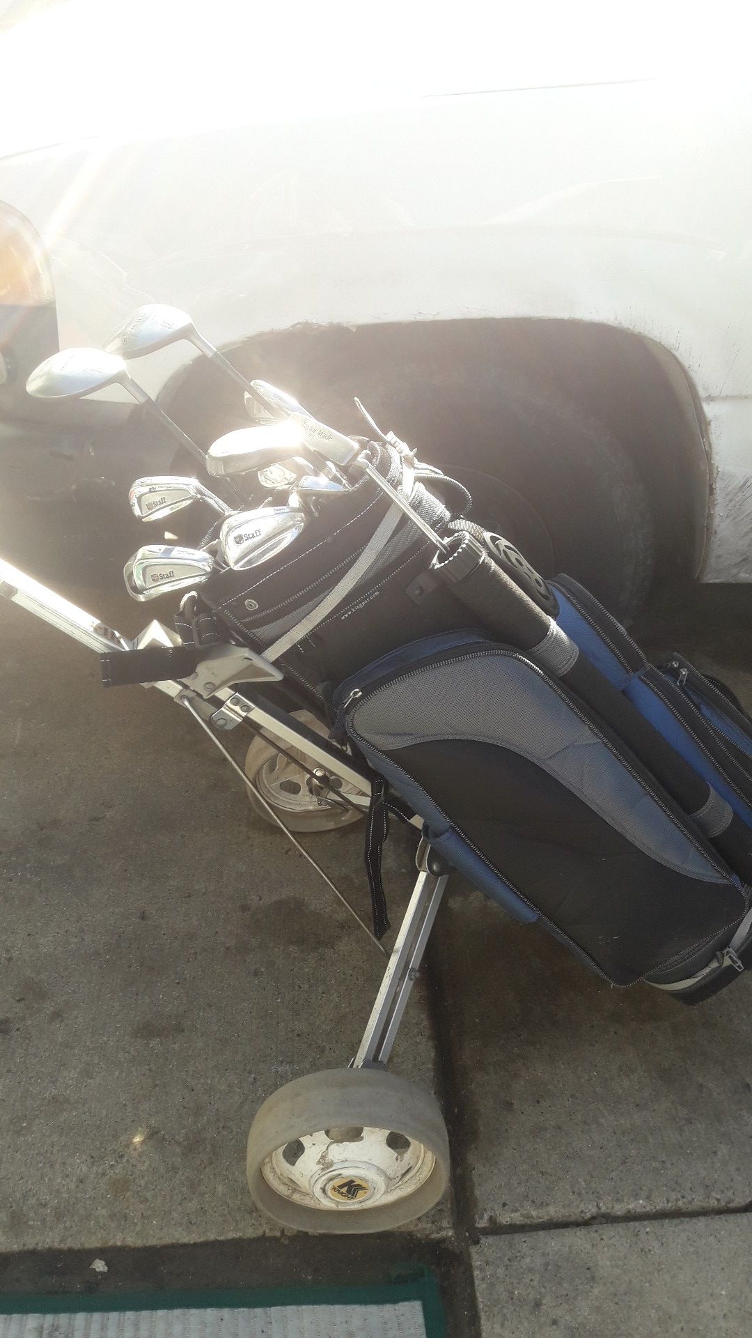 Golf clubs golf bag golf bag carrier