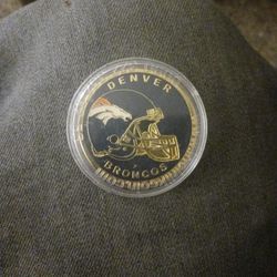 Denver Broncos Operation Iraqi Freedom Coin