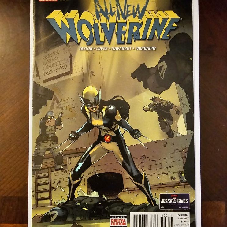 The ALL NEW WOLVERINE 2015 #2 🔥 🔥 🔥 Laura Kinney NM