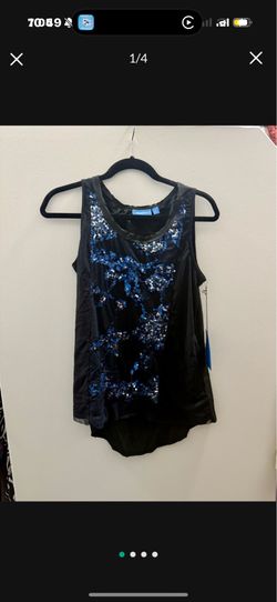 NWT Vera Wang sequin blouse