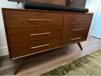 West Elm - Mid-Century - 6 Drawer Dresser - $1400 Value