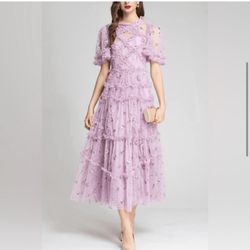 Isabela Purple Dress 