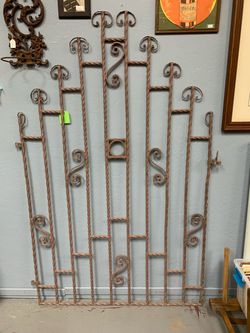 Large Decorative Wrought Iron Gate