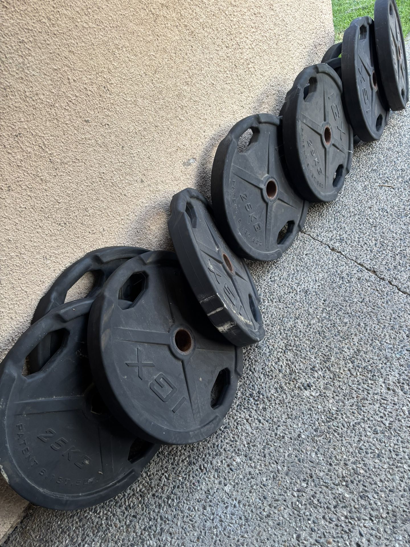 IRON GRIP X 8x55 Lb Urethane Weights $1 Per Pound