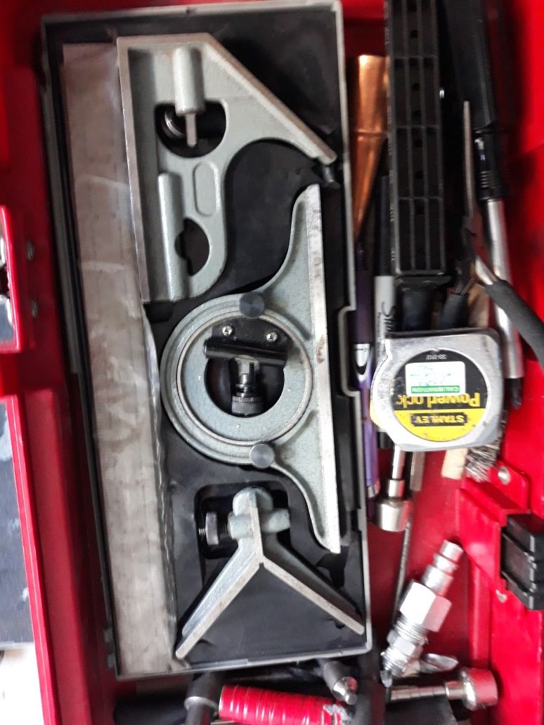 Transform punch, t bevel, square, caliper