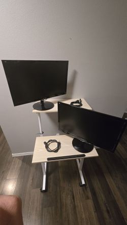 2x " ViewSonic Display Screen, Dual Computer Screen 