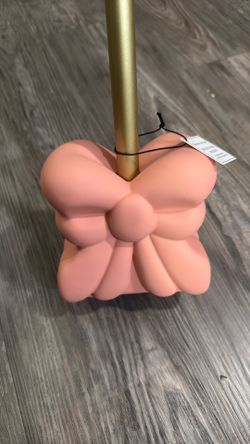 Pink bow Toilet paper holder