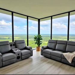 Sofá Y Loveseat Recliner 