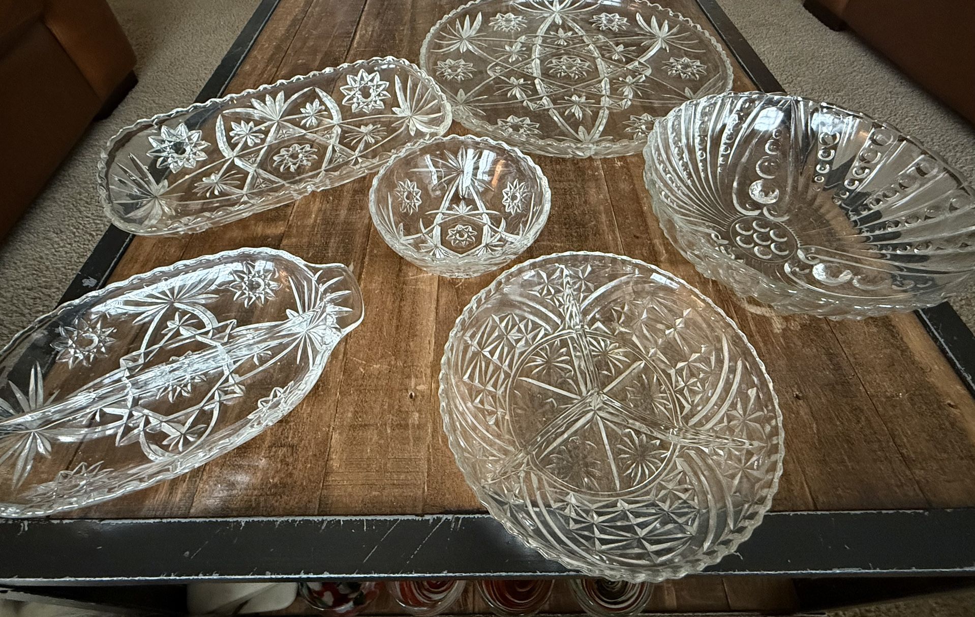 1930’s- ‘60’s Anchor Hocking Serving Dishes