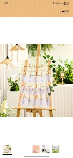 New Acrylic chart sign