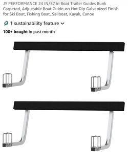 Boat trailer guides bunk