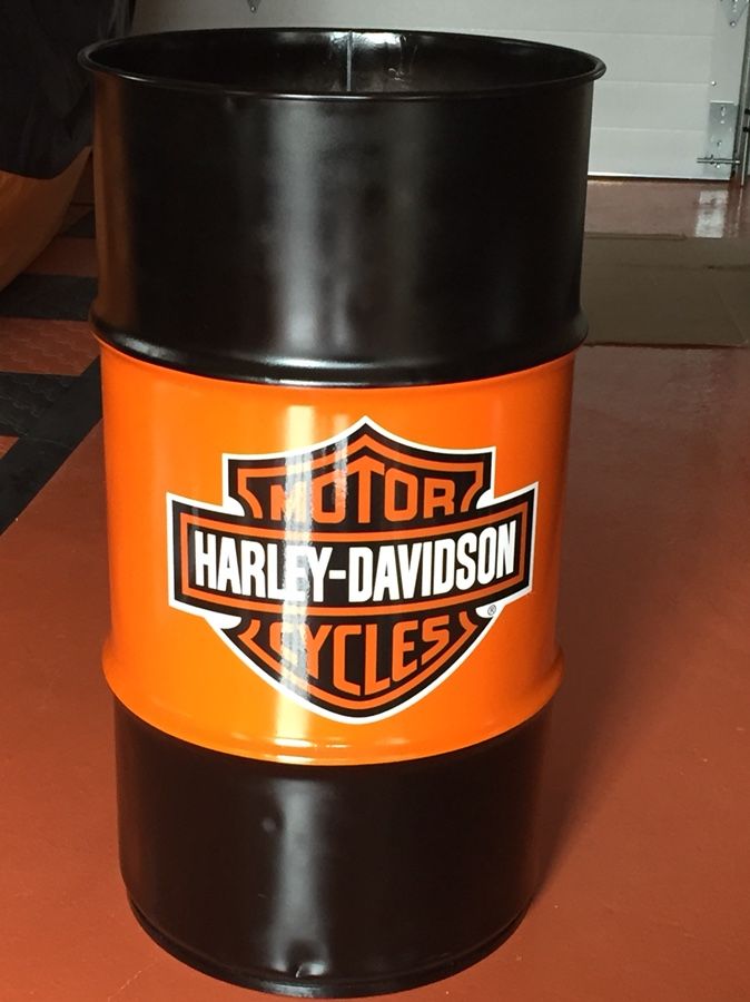 Harley Davidson garbage/storage can