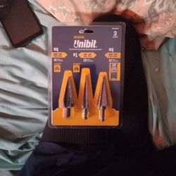 Step Drill Bit Set 3 Pieces