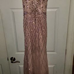 Prom Dress, Pink Champane, Size 4