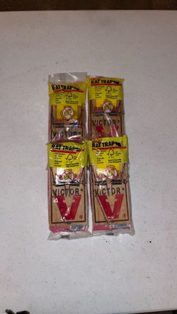 New Victor rat traps