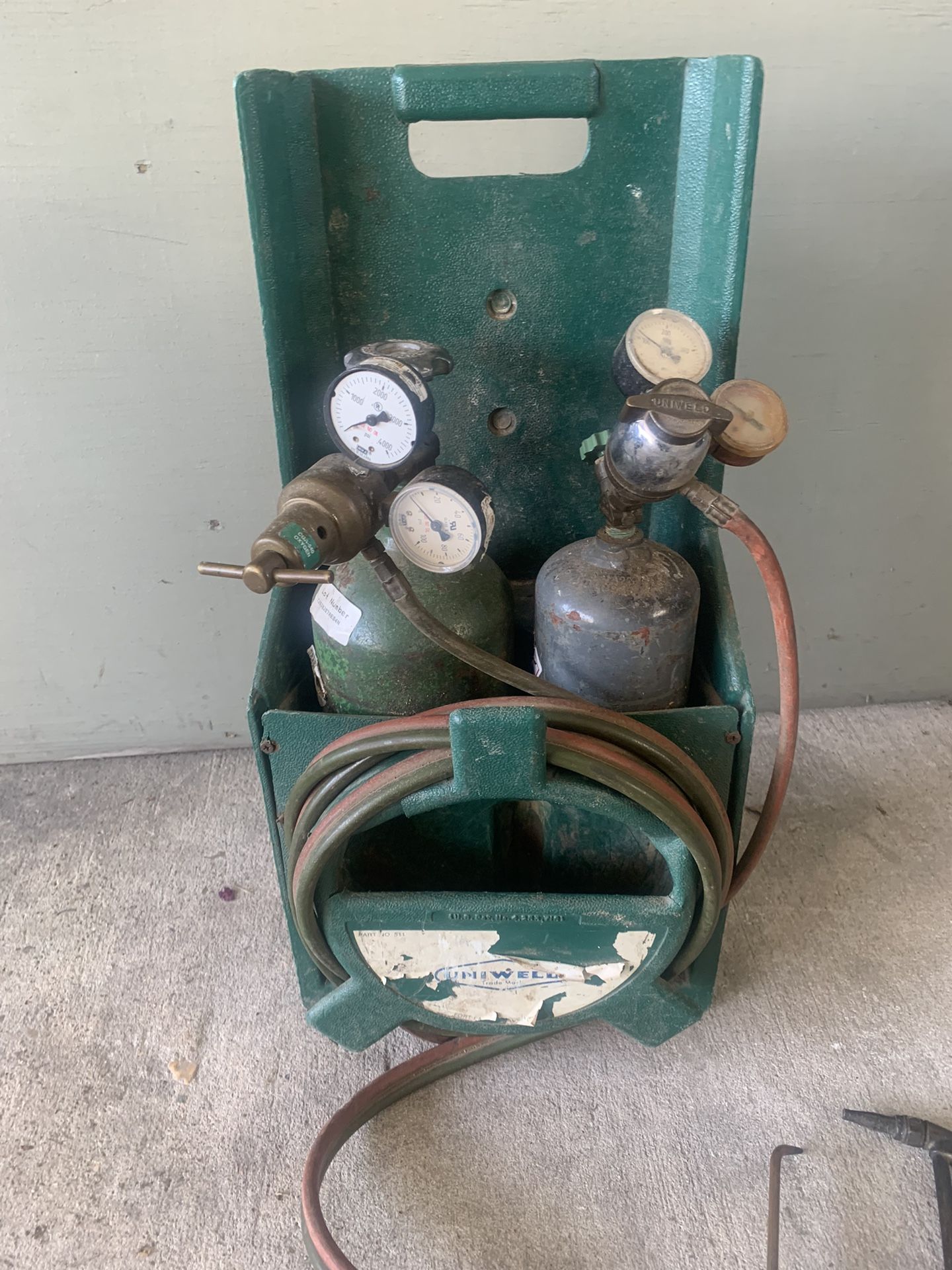 HVAC TORCH KIT WITH BOTTLES