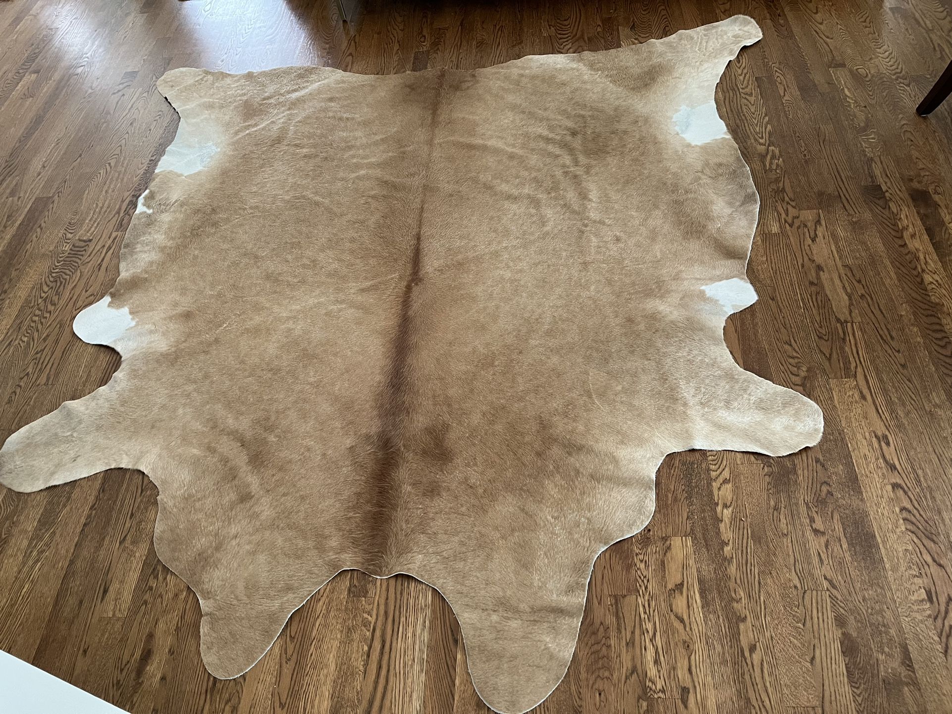 Whiteish Beige Natural Skin cowhide