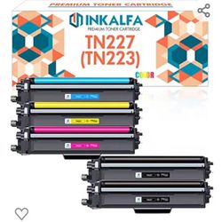 tn-227bk/c/m/y high yield