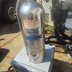 The price is firm.. stainless steel rechargeable fire extinguisher