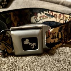 Belt buckle dog collar ed hardy design