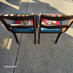 DISNEY CHARACTERS MICKEY MOUSE PLUTO CHAIRS