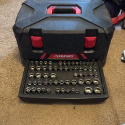 Husky 268-Piece Mechanics Tool Set (1/4 in, 3/8 in. & 1/2 in. Drive)