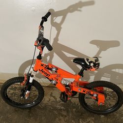 Orange Jeep Bike