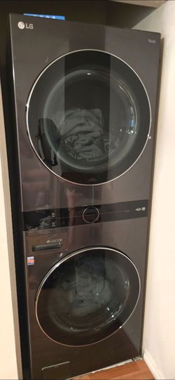 Electric LG Washer Dryer Tower Combo