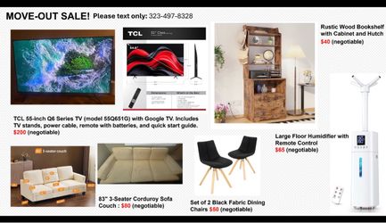 Move out sales negotiable