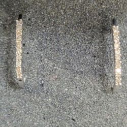 Diamond Pierced Earrings 10kt