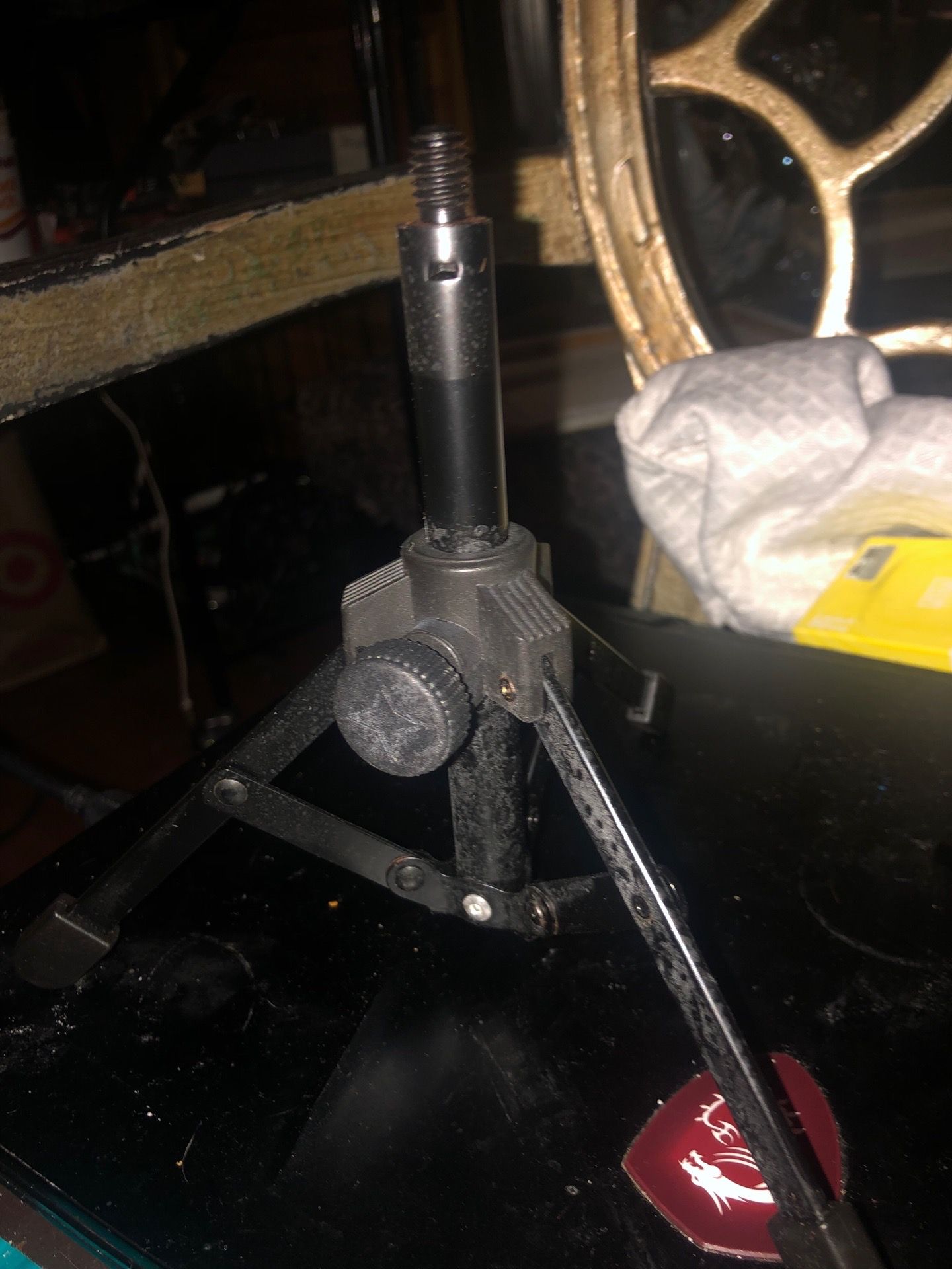 Small mic tripod for podcast or music