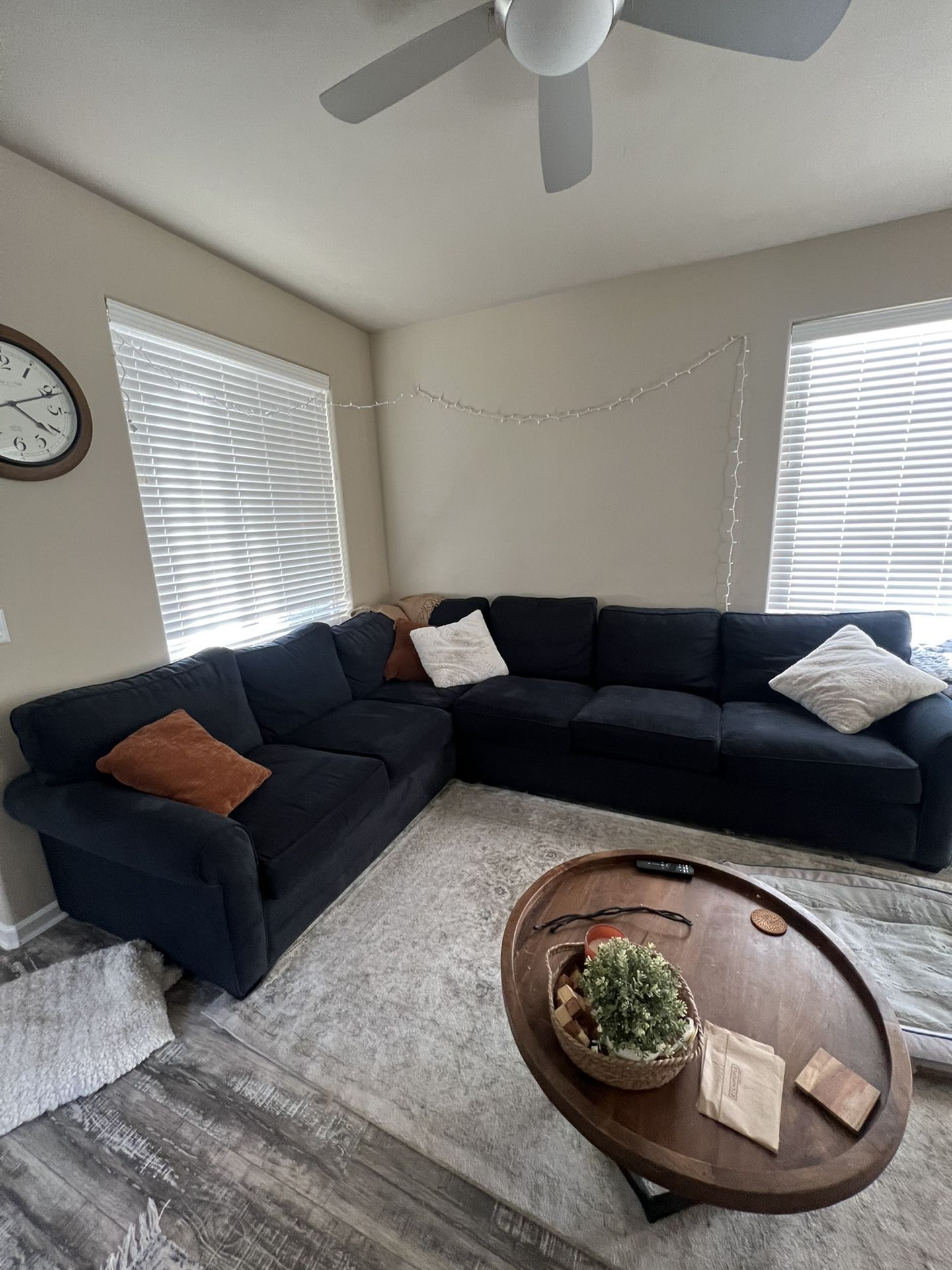 Blue Sectional Couch