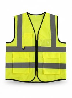 Safety Vest ANSI High Visibility — Construction/Warehouse