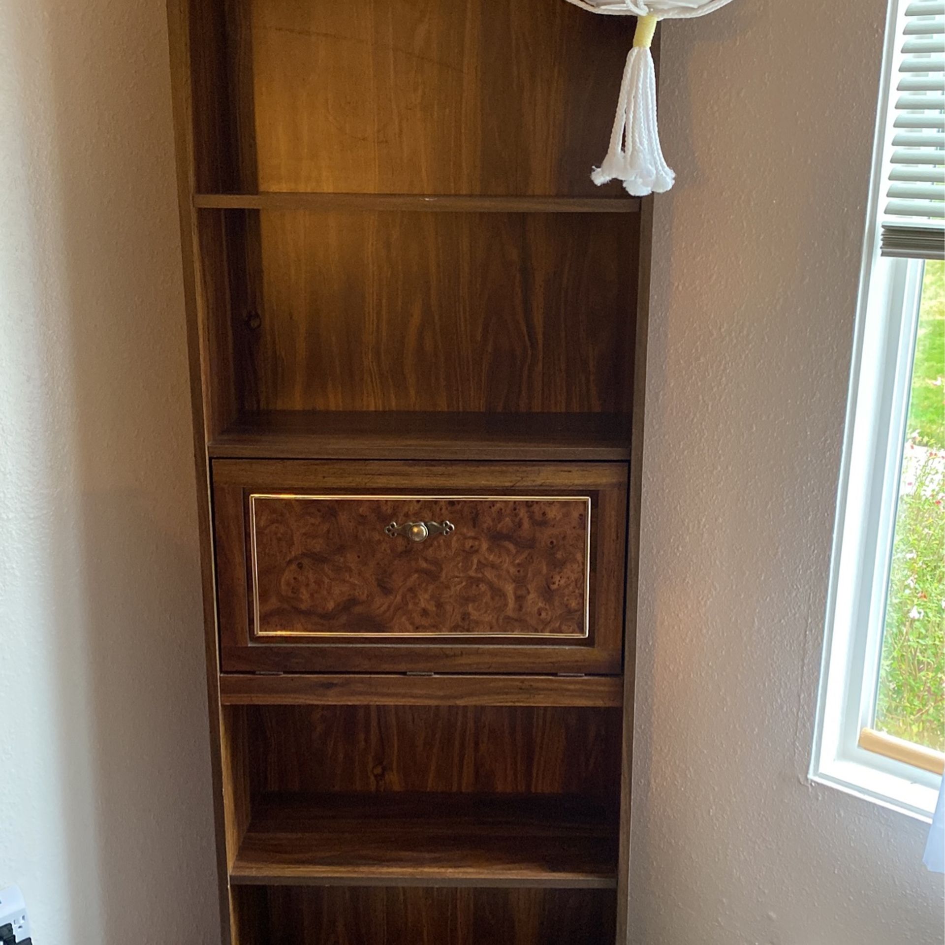 Corner Shelf With Desk