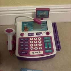 Vintage 1999 Barbie Shop With Me Cash Register