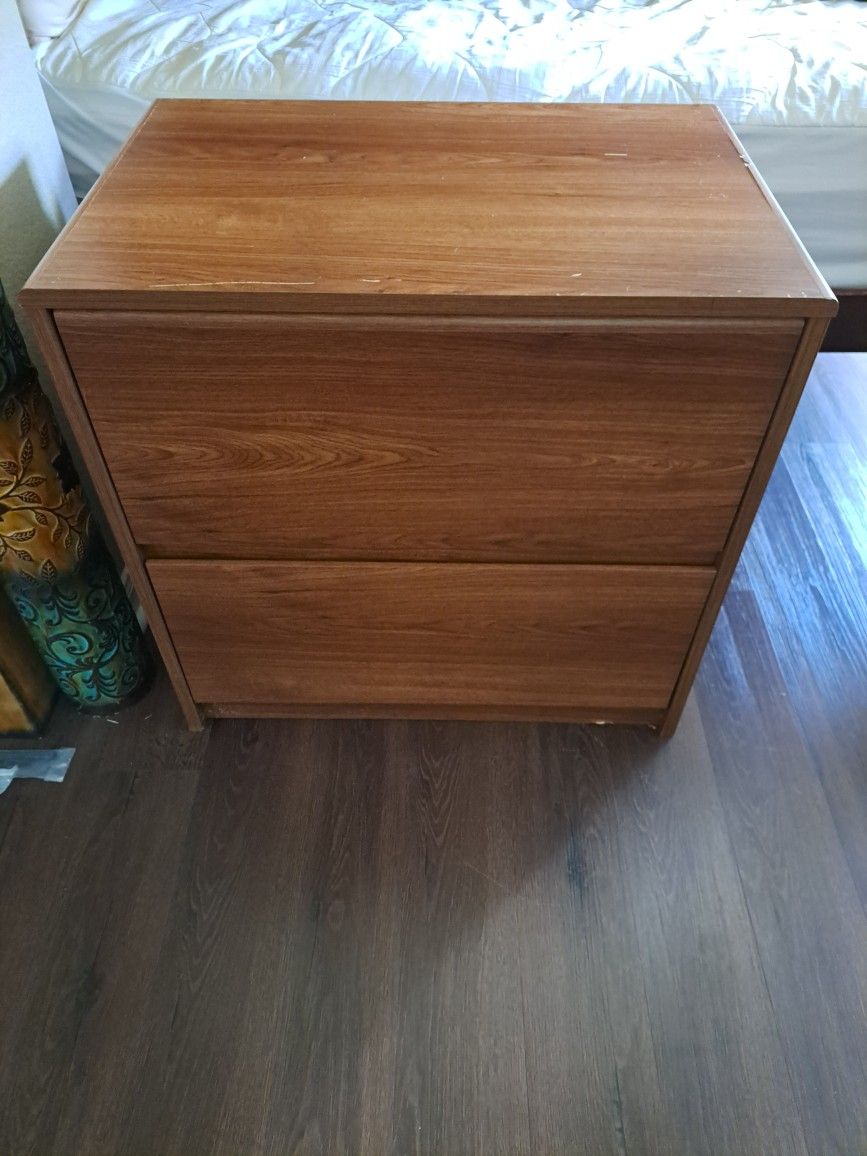 Wood File Cabinet
