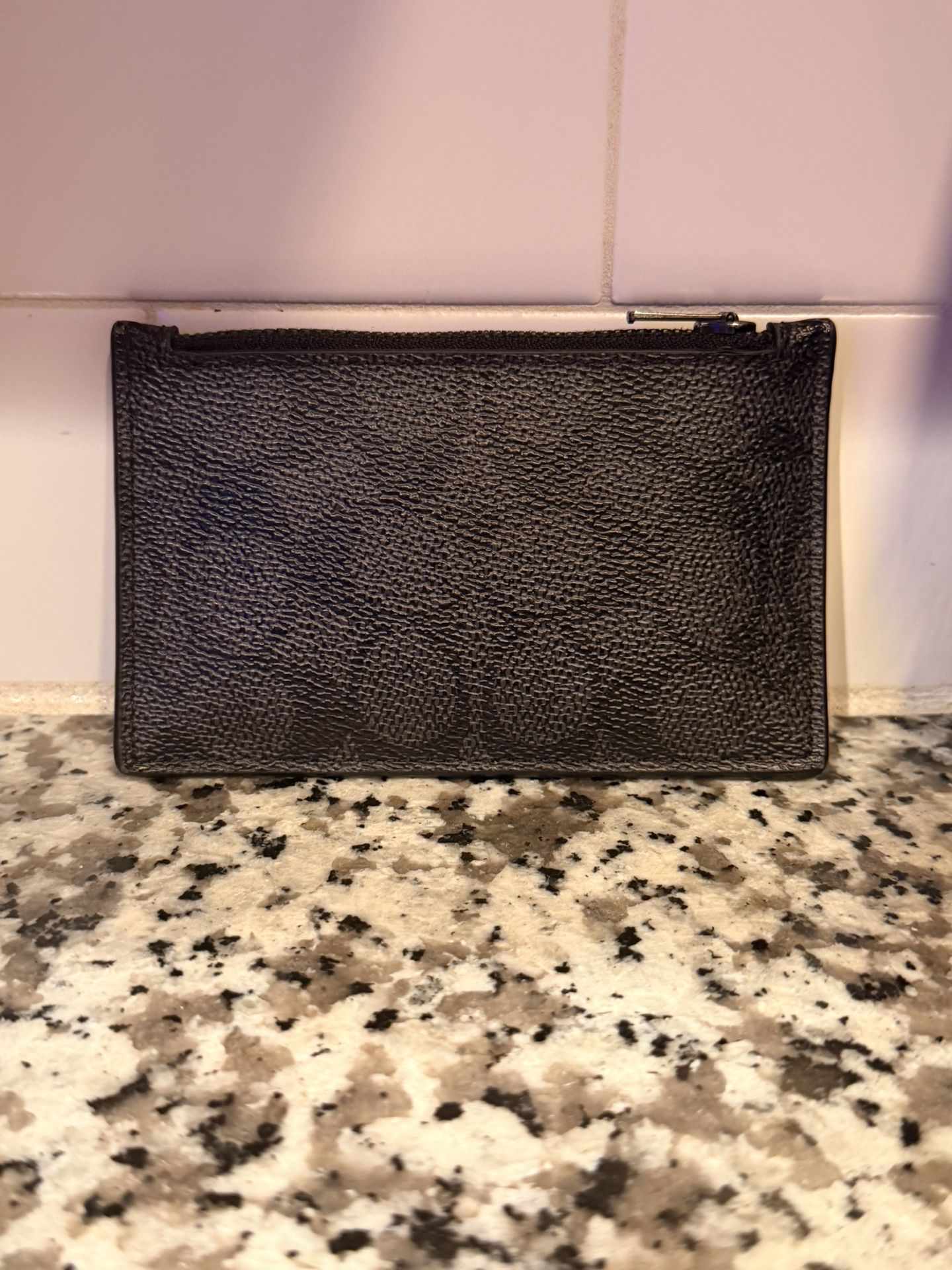 Coach Card Wallet In Signature Canvas 