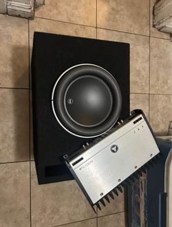 10W7 JL Audio with 500/1v2 AMP