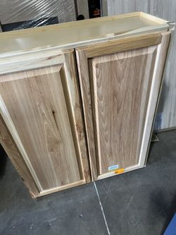 Hickory Wall Cabinet 