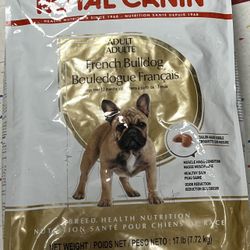 Royal Canin French bulldog 17lb dog food